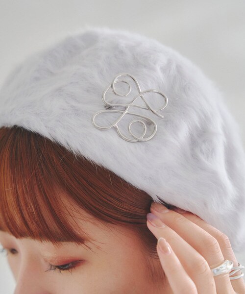 Lattice（Lattice）の「ニュアンスメタルブローチ（ファッション雑貨・レディース・ゴールド/シルバー/ブラウン・0）」の3枚目の写真