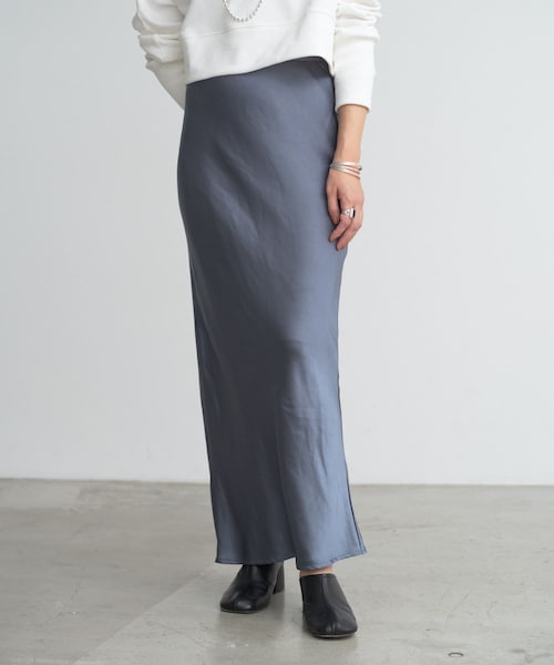 SHENERY（シーナリー）の「ワッシャーサテンタイトスカート  