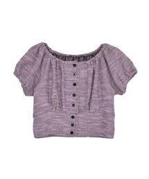 EMODA | FINEツィードデコルテOPEN TOP(トップス)