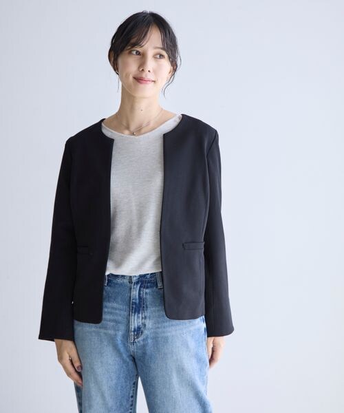 ★未着用・美品★GLOBAL WORK スゴラクストレッチノーカラージャケットM スゴラクストレッチノーカラージャケット | [公式]グローバル