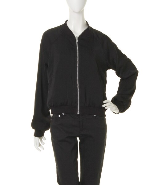 jouetie（ジュエティ）の「JAPANESE FLOWER 2WAYブルゾン（ジャケット/アウター・レディース・オフホワイト/ブラック・M）」の9枚目の写真