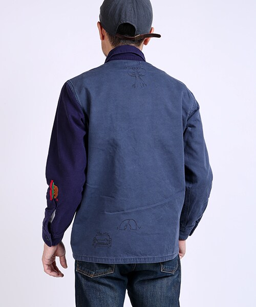 SALTWATER COWBOY(ソルトウォーターカウボーイ)の「別注UTILITY SHIRTS(その他・メンズ・オリーブ/ネイビー・M/L)」の6枚目の写真