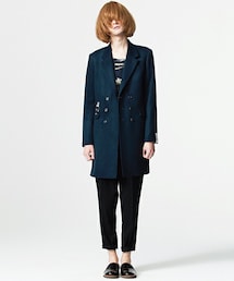 SHAREEF（シャリーフ）の「○【men's FUDGE掲載】DOUBLE CHESTER COAT