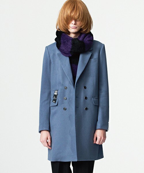 シャリーフ　SHAREEF コート　ダブル SHAREEF（シャリーフ）の「○【men's FUDGE掲載】DOUBLE CHESTER COAT