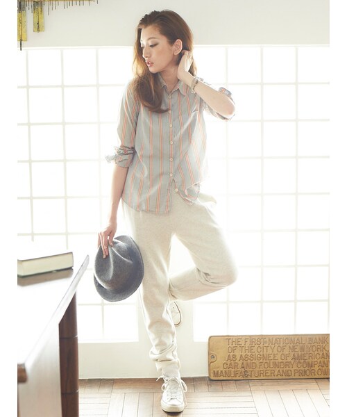 Ungrid(アングリッド)の「《andGIRL10月号 中村アンサン着用》 【Casual】スウェットパンツ(パンツ・レディース・オフホワイト/グレー/チャコールグレー・F)」の5枚目の写真