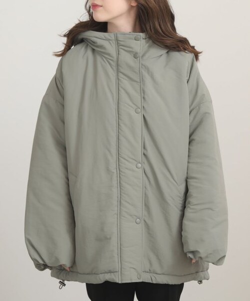 RAY CASSIN（レイカズン）の「【1600ポイント】モンスターパーカー（ジャケット/アウター・レディース・クロ(送料無料)/カーキ(送料無料)/キナリ(送料無料)・FREE）」の8枚目の写真