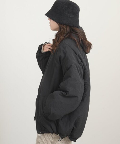 RAY CASSIN（レイカズン）の「【1600ポイント】モンスターパーカー（ジャケット/アウター・レディース・クロ(送料無料)/カーキ(送料無料)/キナリ(送料無料)・FREE）」の21枚目の写真