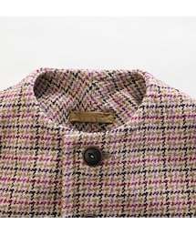 45R 45rpm コットンツイードのノーカラーアニージャケット 7081005362.jpg