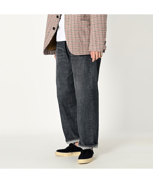 美品　45r ライ麦デニムのシャルロット5 デニムパンツ 45Rライ麦デニムのシャルロット5（清）: WOMEN｜45R