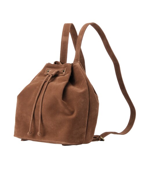 Ungrid(アングリッド)の「《ViVi 4月号 宮城舞さん着用アイテム 》≪Sweet 2月号掲載≫【Casual】スウェードリュック(バッグ・レディース・グレー/ブラウン/キャメル・F)」の7枚目の写真