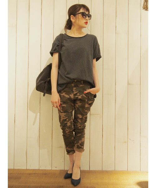 Ungrid(アングリッド)の「《ViVi 4月号 宮城舞さん着用アイテム 》≪Sweet 2月号掲載≫【Casual】スウェードリュック(バッグ・レディース・グレー/ブラウン/キャメル・F)」の5枚目の写真