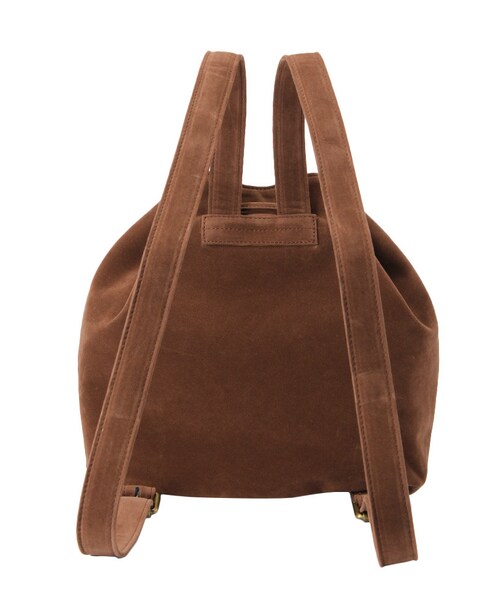 Ungrid(アングリッド)の「《ViVi 4月号 宮城舞さん着用アイテム 》≪Sweet 2月号掲載≫【Casual】スウェードリュック(バッグ・レディース・グレー/ブラウン/キャメル・F)」の8枚目の写真