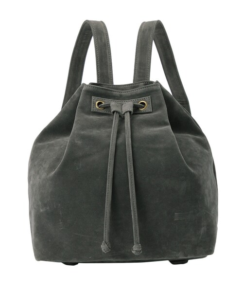 Ungrid(アングリッド)の「《ViVi 4月号 宮城舞さん着用アイテム 》≪Sweet 2月号掲載≫【Casual】スウェードリュック(バッグ・レディース・グレー/ブラウン/キャメル・F)」の1枚目の写真