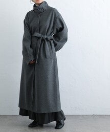 COLONY 2139 | ベルト付ボリューム袖ステンカラーコート(ステンカラーコート)