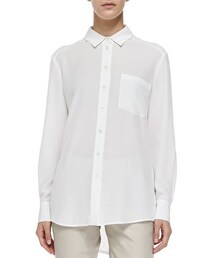 VINCE | Vince Silk/Linen Combo Blouse(シャツ/ブラウス)
