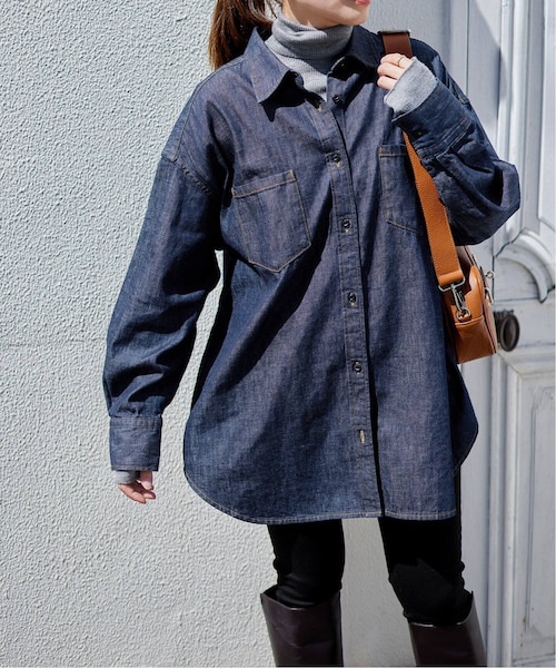 JOURNAL STANDARD ライトシャンブレーシャツ デニムシャツ GINO シャンブレーシャツ ライトブルー – MINIMAL WARDROBE
