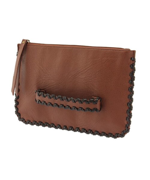 Ungrid（アングリッド）の「編み込みクラッチBAG（バッグ・レディース・ブラック/ネイビー/ブラウン・F）」の2枚目の写真