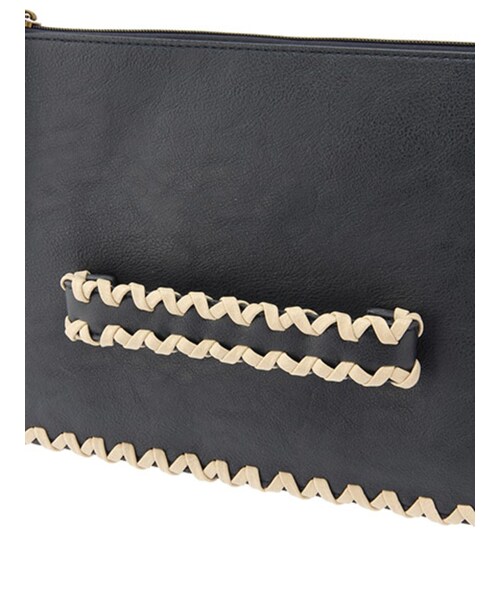 Ungrid（アングリッド）の「編み込みクラッチBAG（バッグ・レディース・ブラック/ネイビー/ブラウン・F）」の7枚目の写真