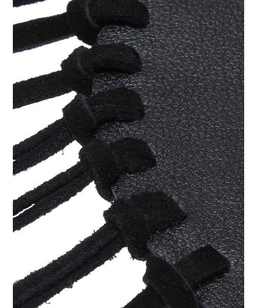 Ungrid（アングリッド）の「【Casual】リアルレザータッセルショルダー（バッグ・レディース・ブラック/ブラウン・F）」の13枚目の写真