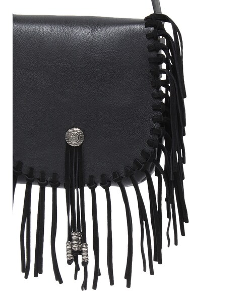 Ungrid（アングリッド）の「【Casual】リアルレザータッセルショルダー（バッグ・レディース・ブラック/ブラウン・F）」の8枚目の写真