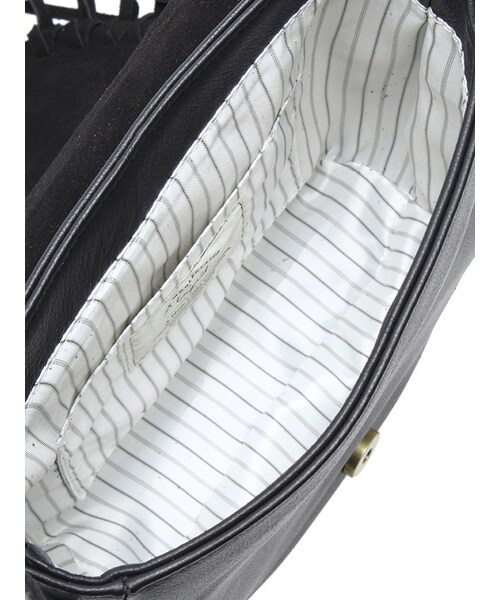 Ungrid（アングリッド）の「【Casual】リアルレザータッセルショルダー（バッグ・レディース・ブラック/ブラウン・F）」の12枚目の写真