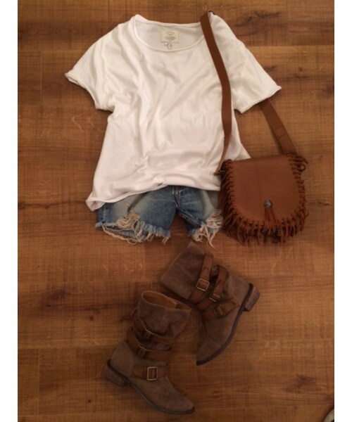 Ungrid（アングリッド）の「【Casual】リアルレザータッセルショルダー（バッグ・レディース・ブラック/ブラウン・F）」の3枚目の写真