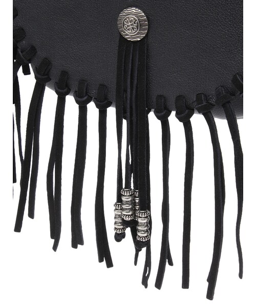 Ungrid（アングリッド）の「【Casual】リアルレザータッセルショルダー（バッグ・レディース・ブラック/ブラウン・F）」の7枚目の写真