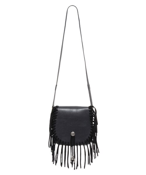 Ungrid（アングリッド）の「【Casual】リアルレザータッセルショルダー（バッグ・レディース・ブラック/ブラウン・F）」の14枚目の写真