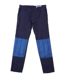BLUE BLUE JAPAN | 藍染布拼接合身長褲(パンツ)