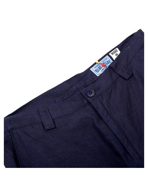 BLUE BLUE JAPAN(ブルーブルージャパン)の「藍染布拼接合身長褲(パンツ・メンズ・藍・M/L)」の3枚目の写真