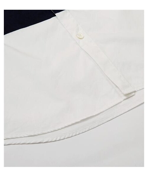 BLUE BLUE JAPAN（ブルーブルージャパン）の「藍染井字拓印精梳襯衫（その他・メンズ・白・S/M）」の4枚目の写真