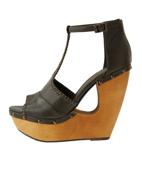 Ungrid（アングリッド）の「変形ウェッジサンダル（シューズ・レディース・レッド/ブラウン/カーキ・L/S/M）」の8枚目の写真