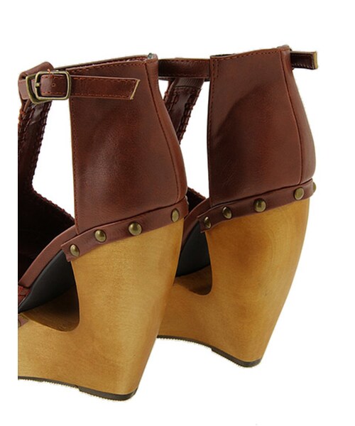 Ungrid（アングリッド）の「変形ウェッジサンダル（シューズ・レディース・レッド/ブラウン/カーキ・L/S/M）」の12枚目の写真