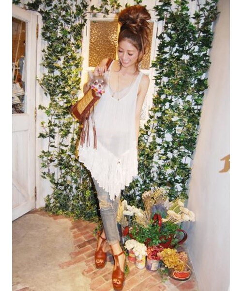 Ungrid（アングリッド）の「変形ウェッジサンダル（シューズ・レディース・レッド/ブラウン/カーキ・L/S/M）」の4枚目の写真