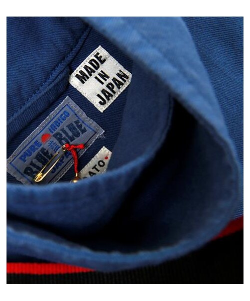 BLUE BLUE JAPAN(ブルーブルージャパン)の「藍染斜開披風式外套(その他・メンズ・藍・UN)」の5枚目の写真