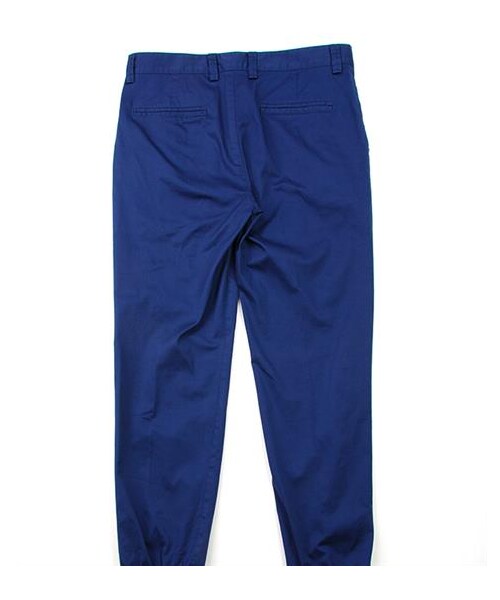 plain-me(プレインミー)の「斜紋多色拉鍊縮口長褲(パンツ・メンズ・白/黑/藍・S/M/L)」の12枚目の写真