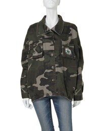 Ungrid | 《sweet10月号掲載》【Men’s Like】ドロップショルダーミリタリージャケット(ジャケット/アウター)