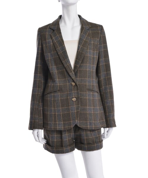 Ungrid（アングリッド）の「【Casual】ウールチェックジャケット 