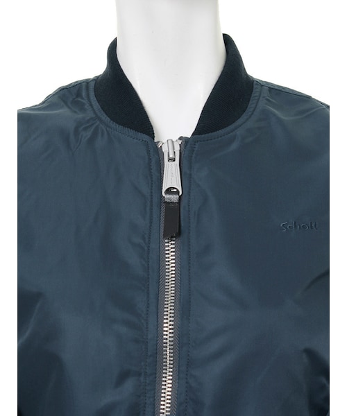 Ungrid(アングリッド)の「【Men’s Like】SCHOTT MA-1(ジャケット/アウター・レディース・オフホワイト/ブラック/ボルドー/ネイビー/カーキ・M/L)」の11枚目の写真