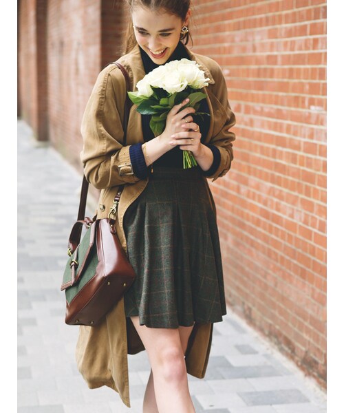 Ungrid(アングリッド)の「【Lady Like】テンセルトレンチコート(ジャケット/アウター・レディース・ブラウン/ベージュ/カーキ・S/M)」の9枚目の写真