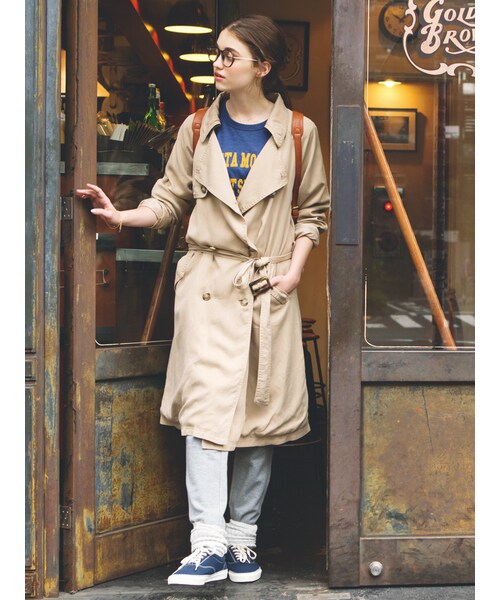 Ungrid(アングリッド)の「【Lady Like】テンセルトレンチコート(ジャケット/アウター・レディース・ブラウン/ベージュ/カーキ・S/M)」の7枚目の写真