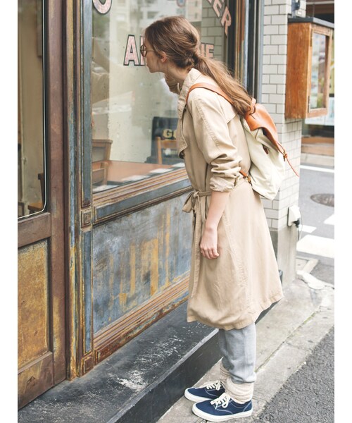 Ungrid(アングリッド)の「【Lady Like】テンセルトレンチコート(ジャケット/アウター・レディース・ブラウン/ベージュ/カーキ・S/M)」の8枚目の写真
