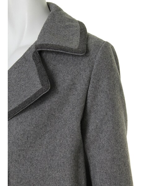 Ungrid（アングリッド）の「【Casual】ダブルブレストコート（ジャケット/アウター・レディース・グレー/ネイビー・S/M）」の7枚目の写真