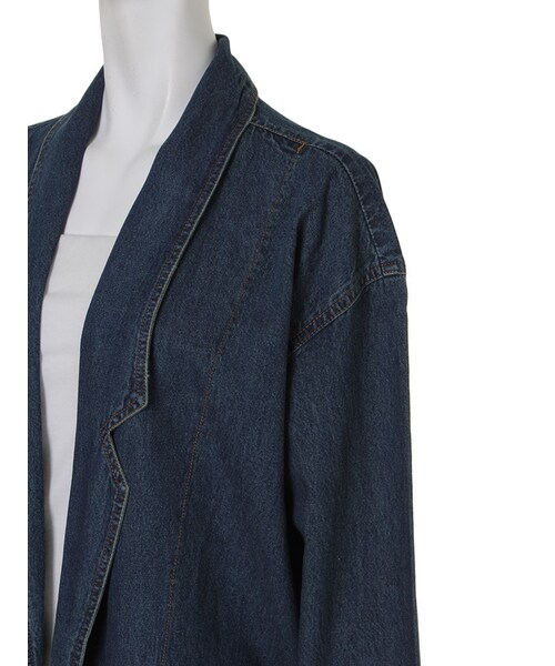 Ungrid(アングリッド)の「《sweet10月号掲載》【Casual】デニムロングガウン(ジャケット/アウター・レディース・インディゴ・F)」の10枚目の写真
