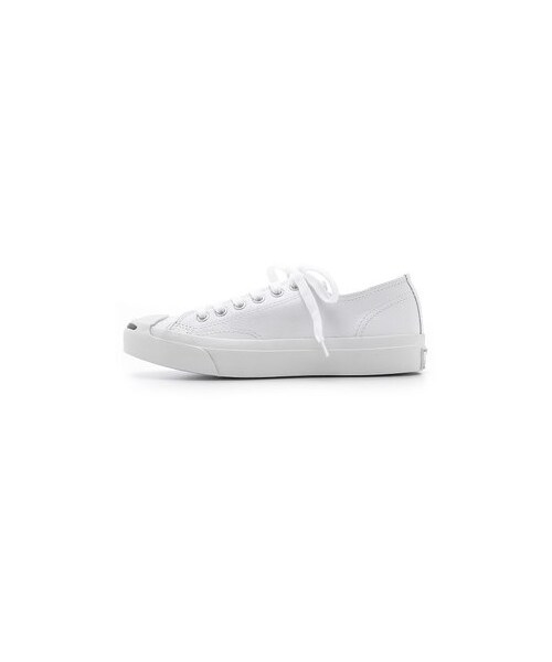 CONVERSE（コンバース）の「Converse Jack Purcell Leather Sneakers（スニーカー・レディース・White・6/9.5/5.5/9/8.5/8/7.5/7/5/6.5）」の4枚目の写真