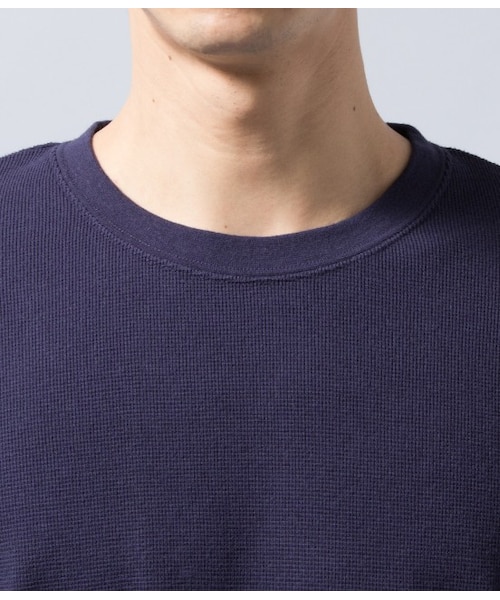 JUNRED（ジュンレッド）の「サーマルコンビロングスリーブカットソー（Ｔシャツ/カットソー・メンズ・オフホワイト/ネイビー・0/1/2）」の6枚目の写真