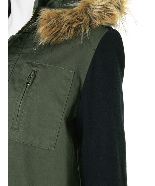 Ungrid(アングリッド)の「《andGIRL/中村アンサン着用・sweet/紗栄子サン着用》【Casual】MIXミリタリーコート(ジャケット/アウター・レディース・カーキ・S/M)」の11枚目の写真