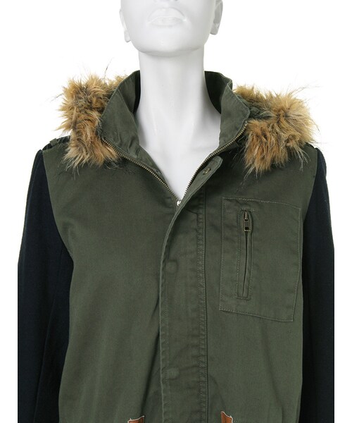 Ungrid(アングリッド)の「《andGIRL/中村アンサン着用・sweet/紗栄子サン着用》【Casual】MIXミリタリーコート(ジャケット/アウター・レディース・カーキ・S/M)」の10枚目の写真