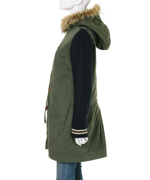 Ungrid(アングリッド)の「《andGIRL/中村アンサン着用・sweet/紗栄子サン着用》【Casual】MIXミリタリーコート(ジャケット/アウター・レディース・カーキ・S/M)」の8枚目の写真