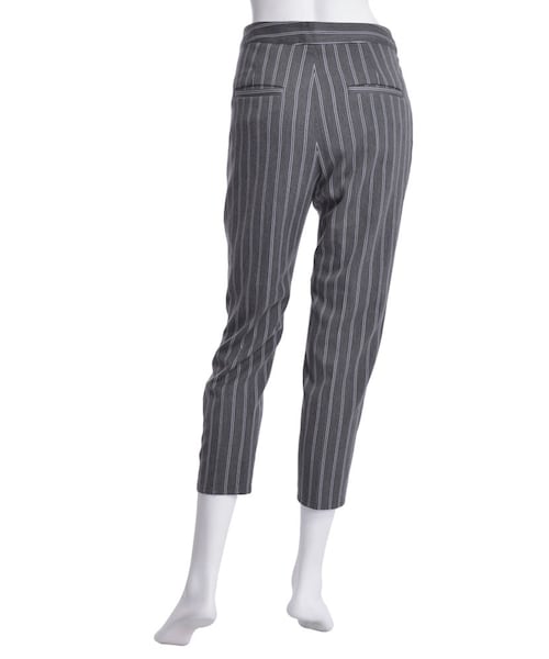 Ungrid(アングリッド)の「レジメンタルストライプ パンツ(パンツ・レディース・グレー・S/M)」の5枚目の写真